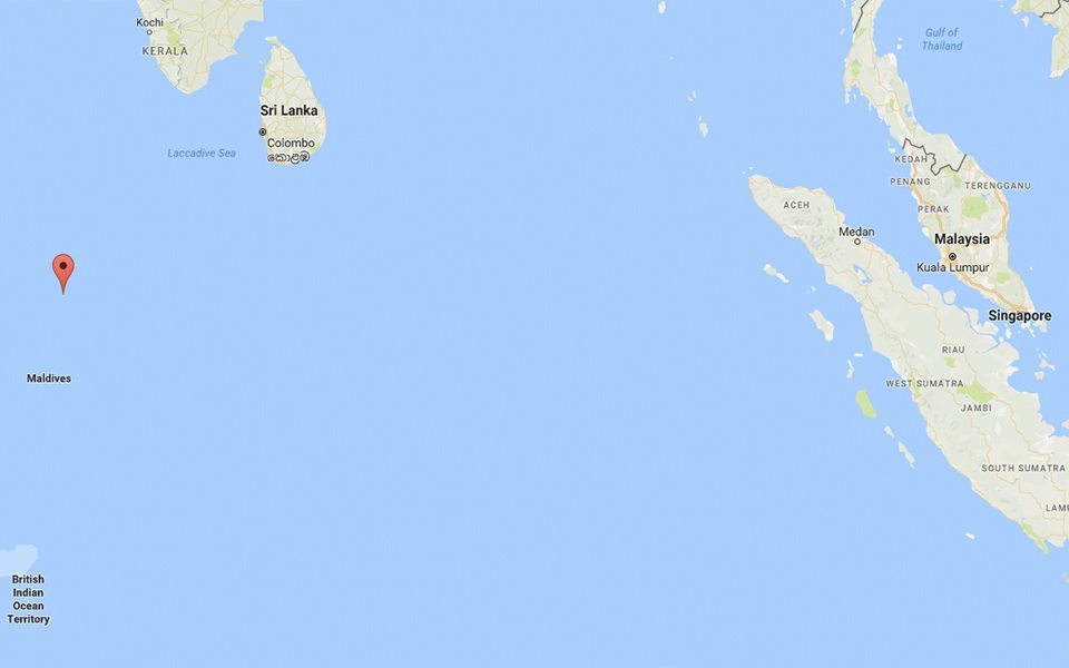 Deep Blue Scuba - Maldives Map