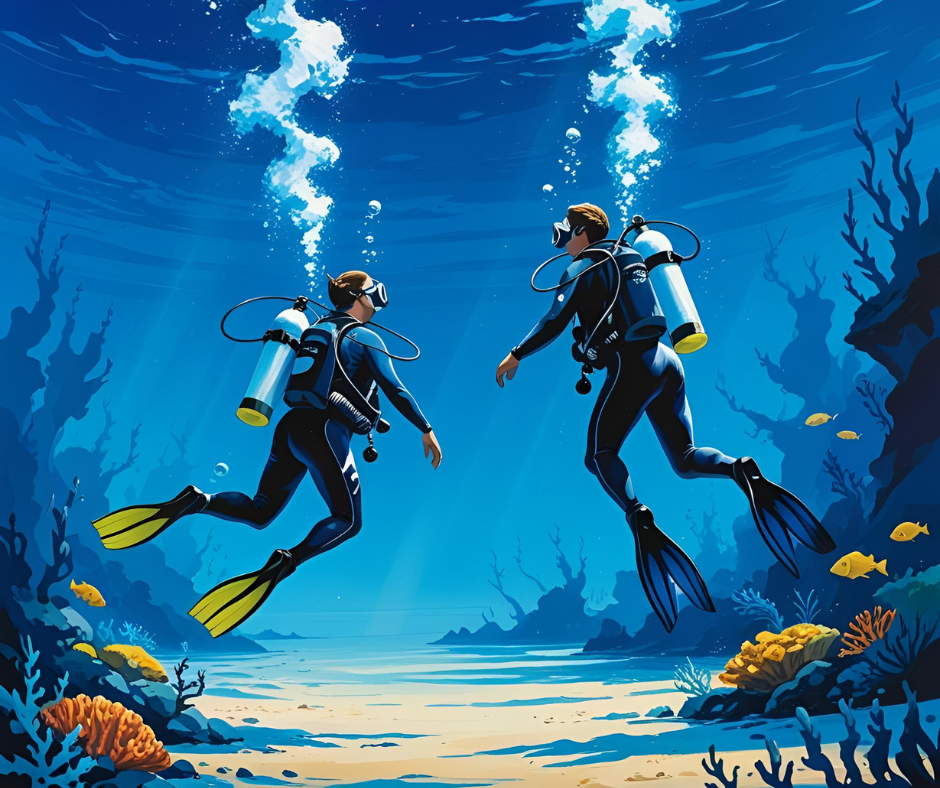 diving